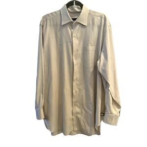Robert Talbott Cream Colored Dress Shirt 16 - 34